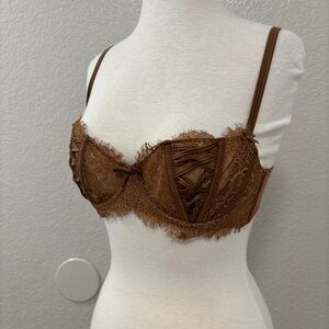 Victoria's Secret Lace Bra in Rich Brown